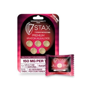 7 stax 7 hydroxymitragynine raspberry chewable 150mg tablet 0 reviews