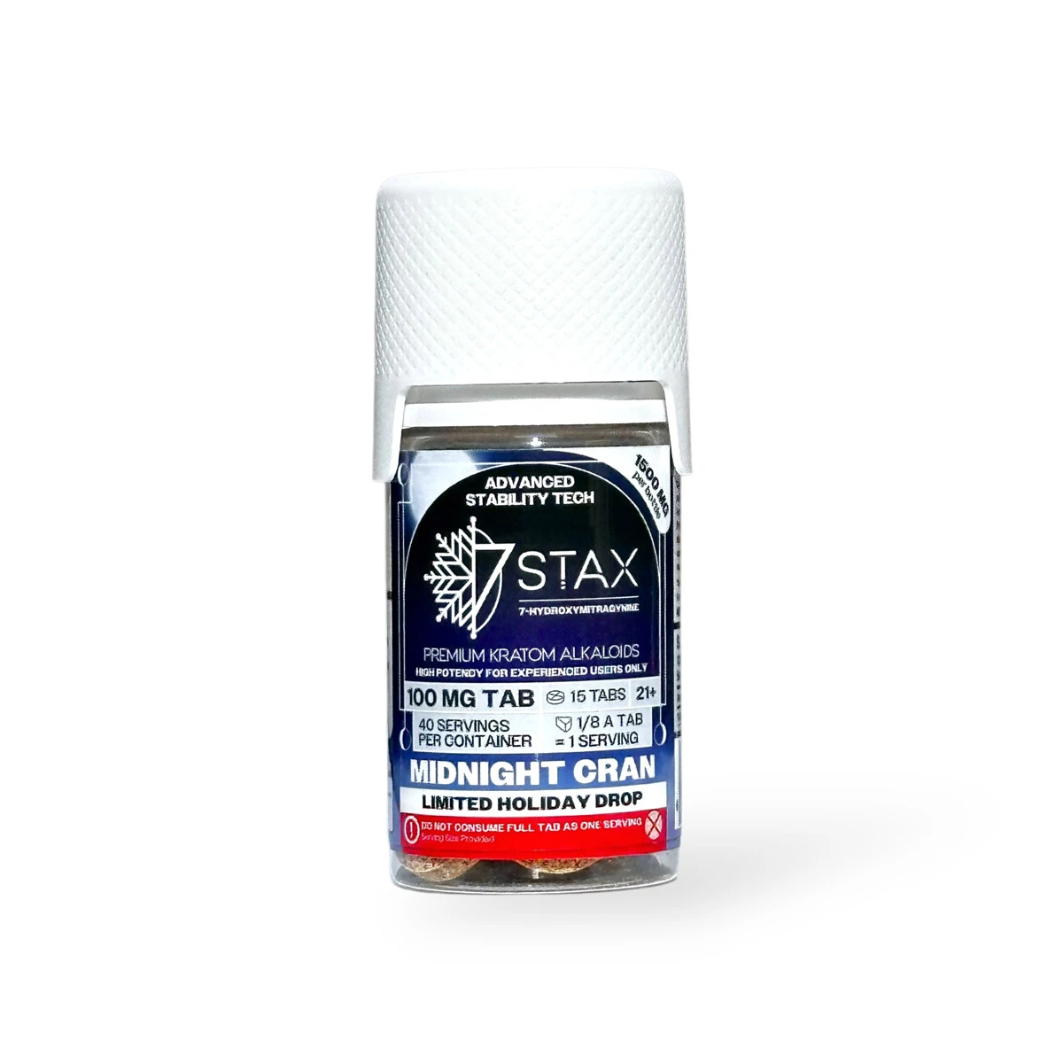7 stax 7 hydroxymitragynine tablets midnight cran 100mg per tablet 7 stax 7 hydroxymitragynine tablets midnight cran 100mg per tablet