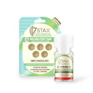 7 stax next generation mitragynine blend tablets mint chocolate 80mg per tablet