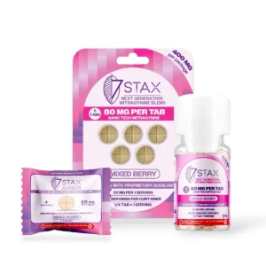 7 stax next generation mitragynine blend tablets mixed berry 80mg per tablet