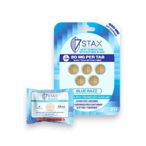 7 stax next generation mitragynine blend tablets blue razz 80mg per tablet