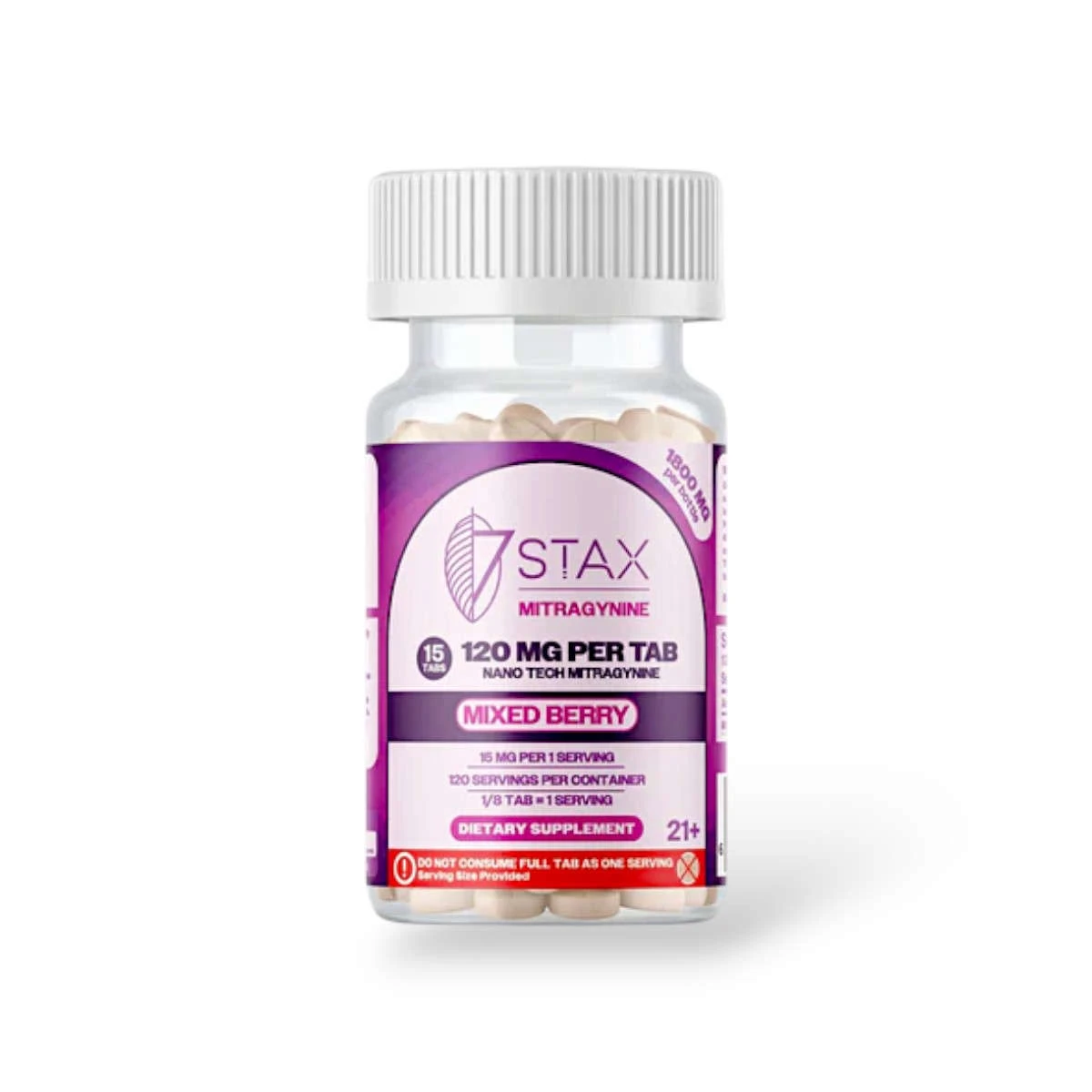 7 stax next generation nano tech mitragynine blend mixed berry 120mg tablet